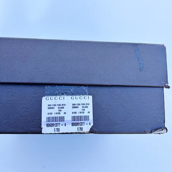 Gucci Authentic Rabbit Fur High Top Guccissima GG Sneakers Monogram 39 Grey 9 - Picture 15 of 15